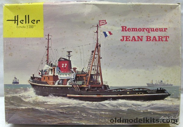 Heller 1/200 Remorqueur Jean Bart - High Seas Tug Boat, 602 plastic model kit
